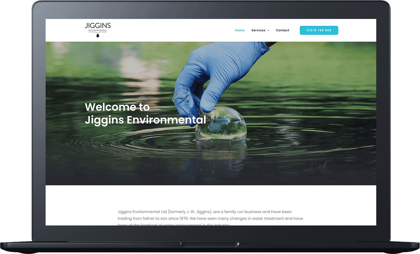 Jiggins Environmental Website Design